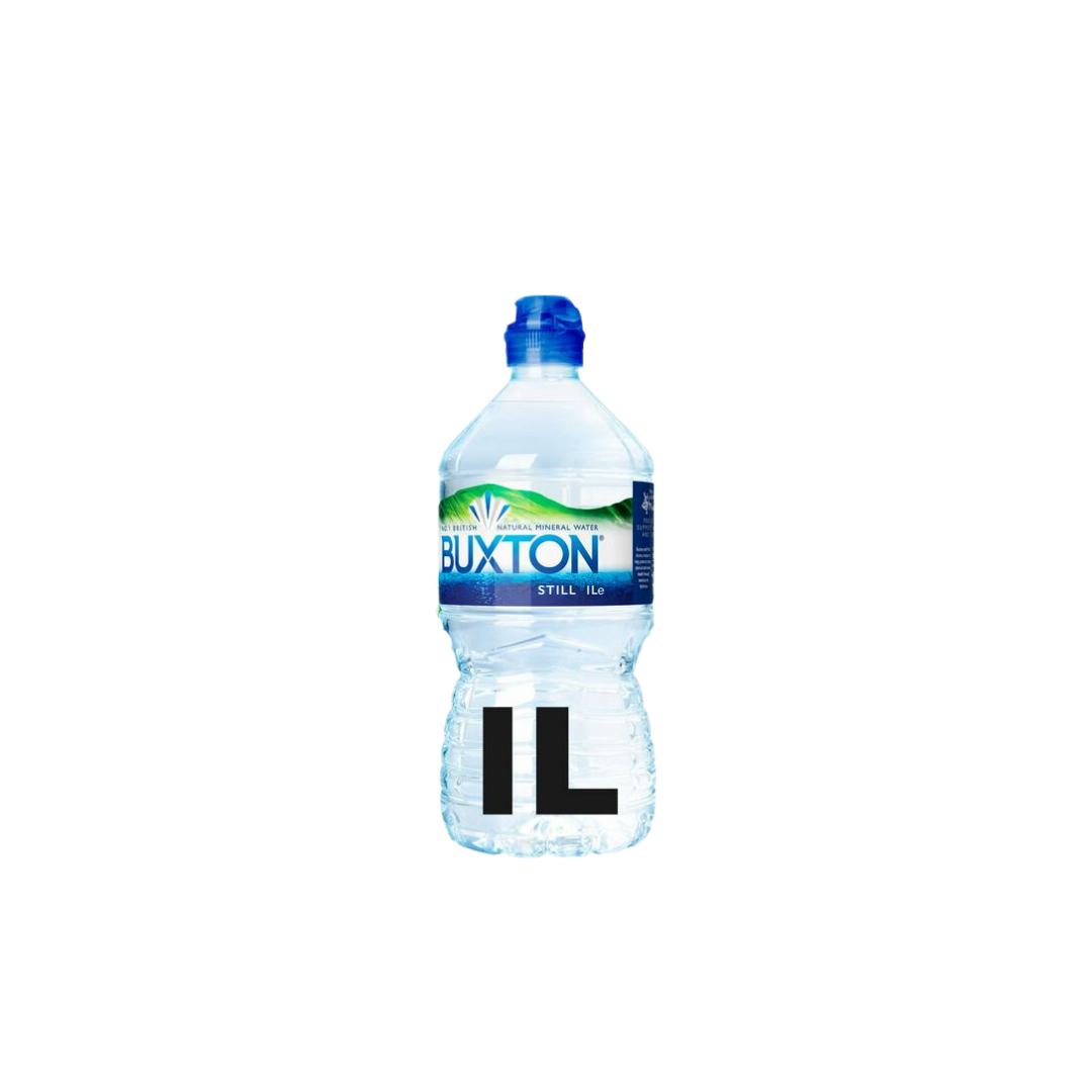 Buxton Still Natural Mineral Water Sports Cap 1L