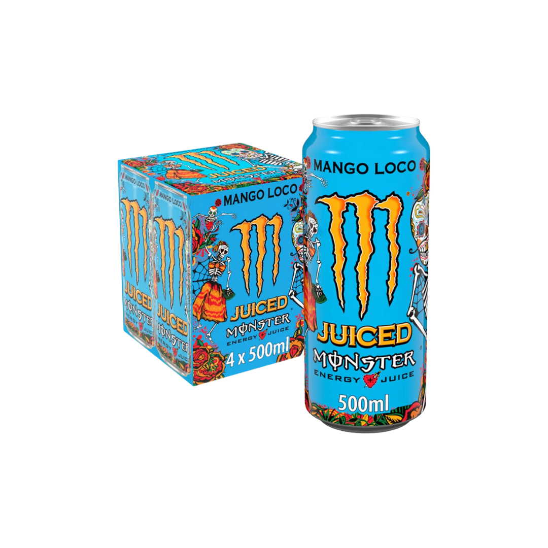 Monster Energy Mango Loco Multipack Cans 4x500ml