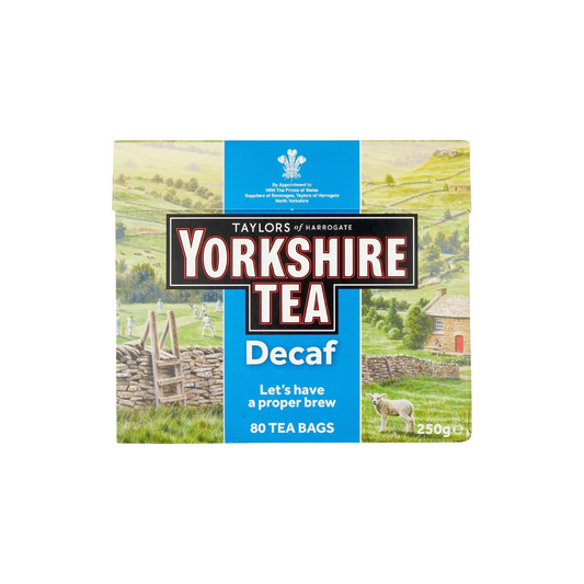 Taylors of Harrogate Yorkshire Tea Decaf 80 Tea Bags 250g