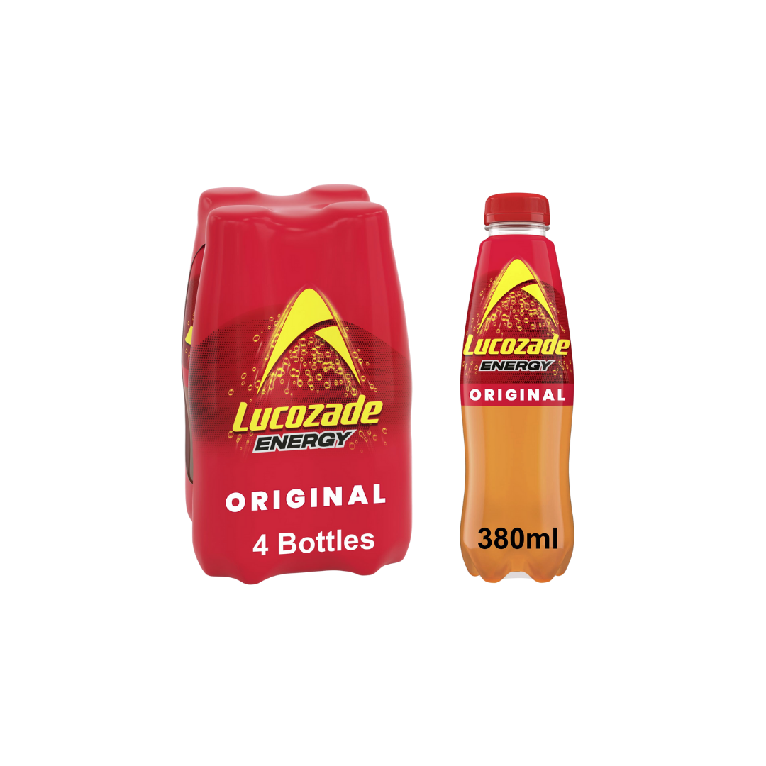 Lucozade Energy Drink Original 4x380ml