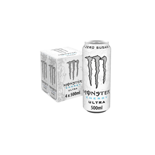 Monster Energy Ultra Multipack Cans 4x500ml