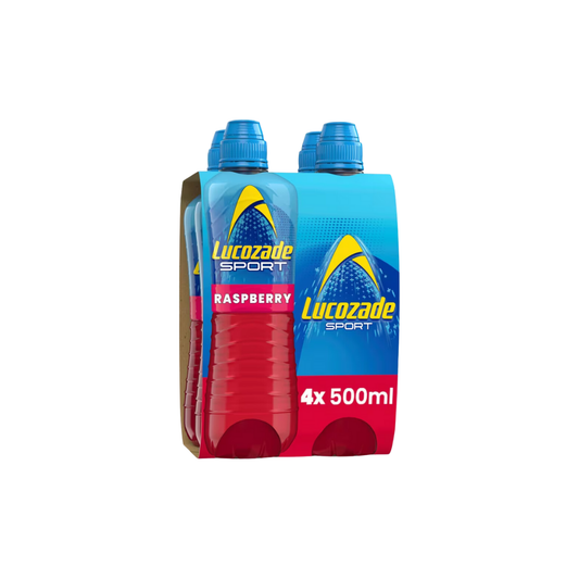 Lucozade Sport Raspberry 4 X 500Ml