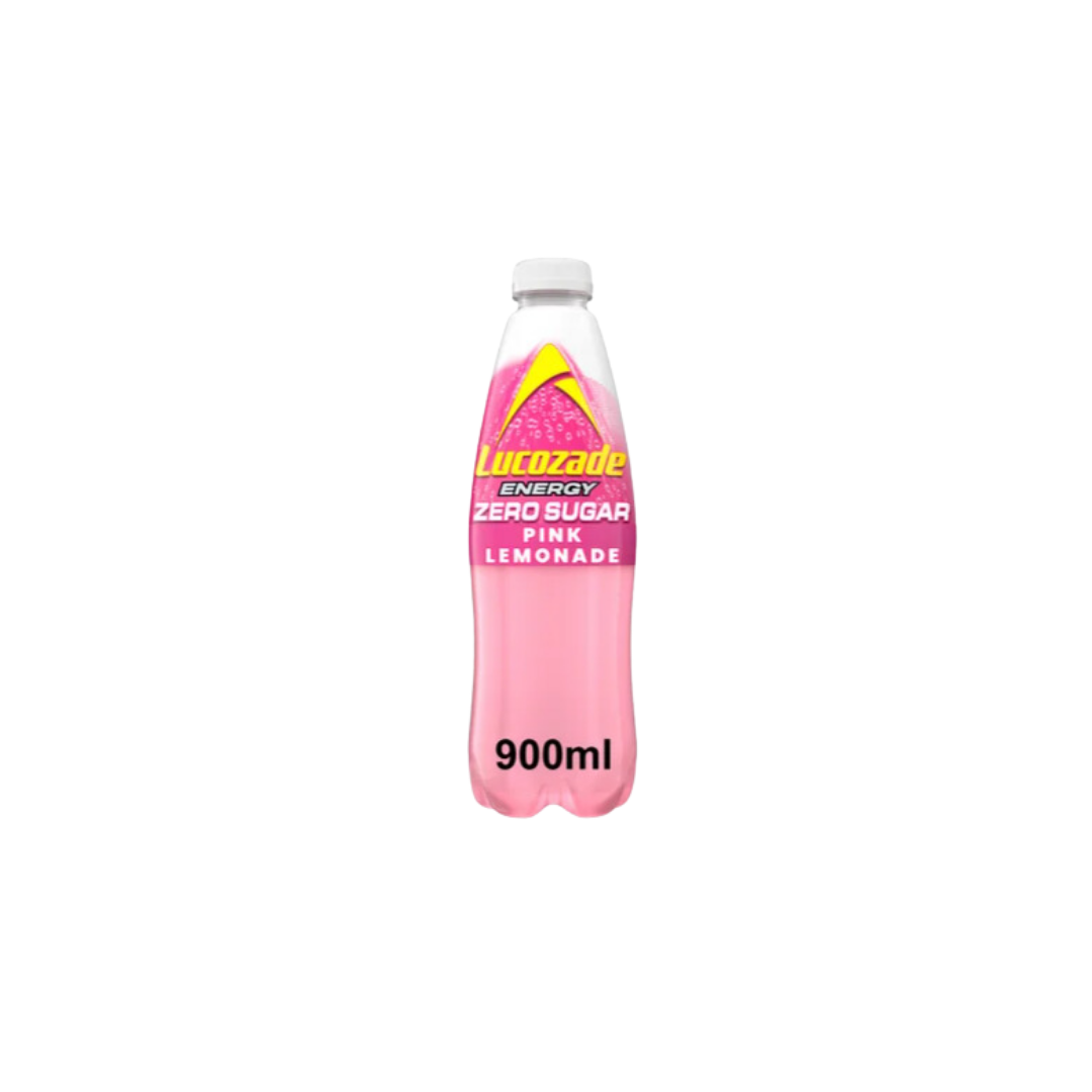 Lucozade Zero Pink Lemonade 900ml