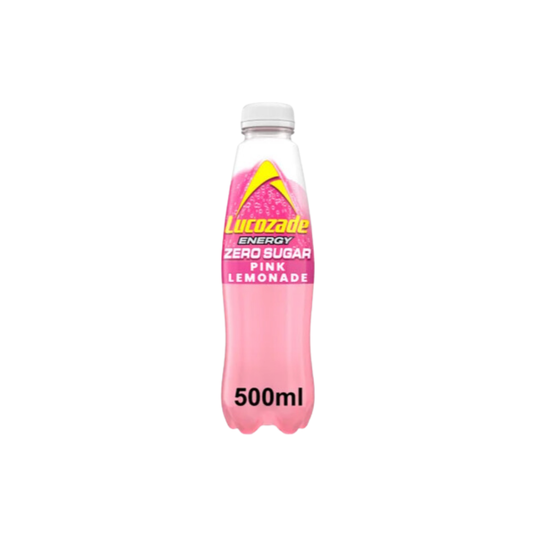 Lucozade Zero Pink Lemonade 500Ml