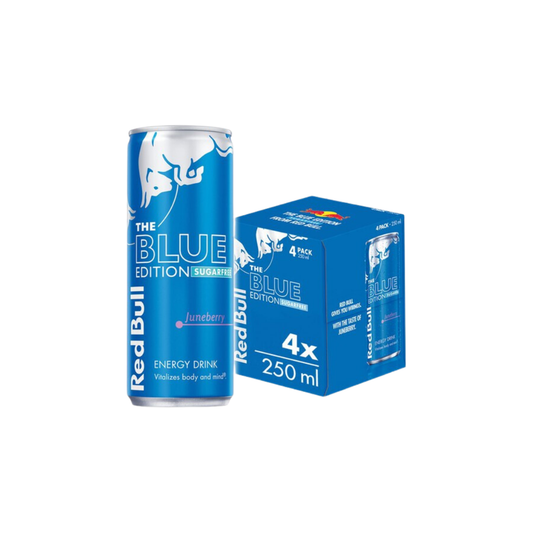 Red Bull Energy Drink Sugar Free Juneberry Edition Cans 4X250ml