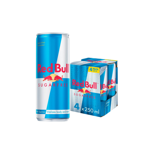 Red Bull Sugar Free Multipack 4X250ML