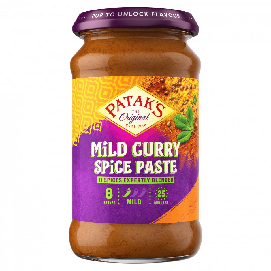 Mild curry spice paste 283g