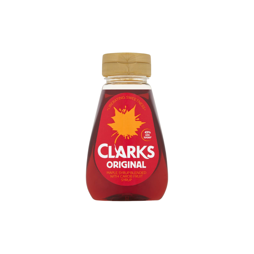 Clarks Original Maple Syrup Blended with Carob Fruit Syrup 180ml