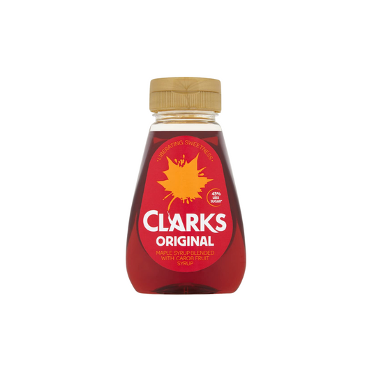 Clarks Original Maple Syrup Blended with Carob Fruit Syrup 180ml