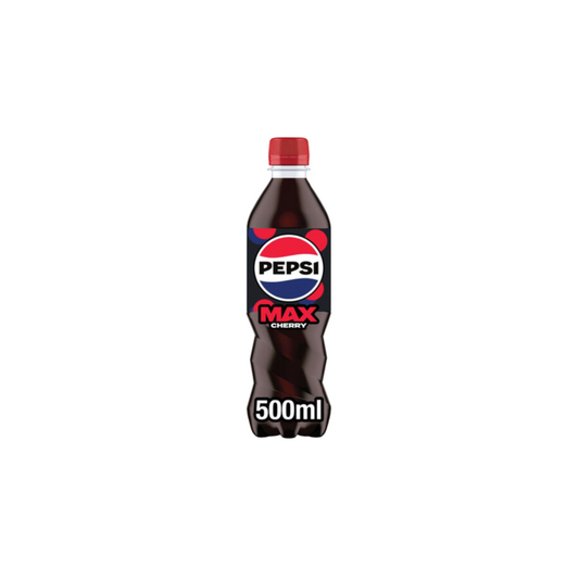 Pepsi Max Cherry No Sugar Cola 500ml