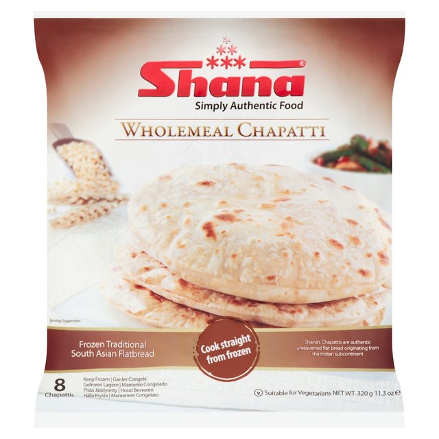 Wholemeal Chapattis (8 Pcs)