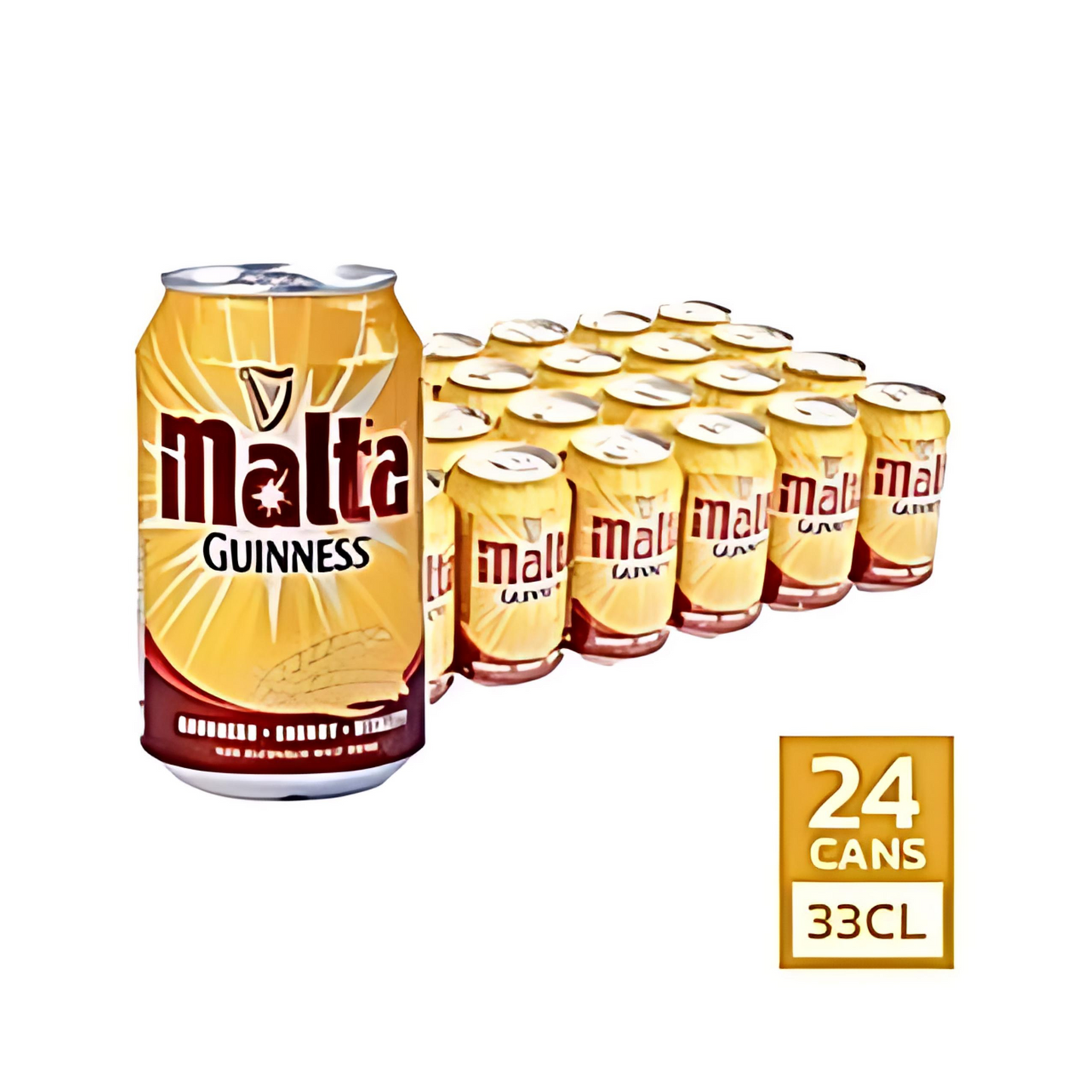 Malta Guiness Malt Drink 330ml (Pack of 24)