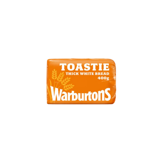 Warburtons Toastie Thick Sliced Soft White Bread 400g