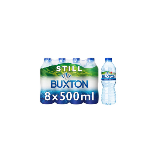 Buxton Still Natural Mineral Water 8 x 500ml