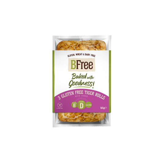 BFree 3 Gluten Free Tiger Rolls 165g