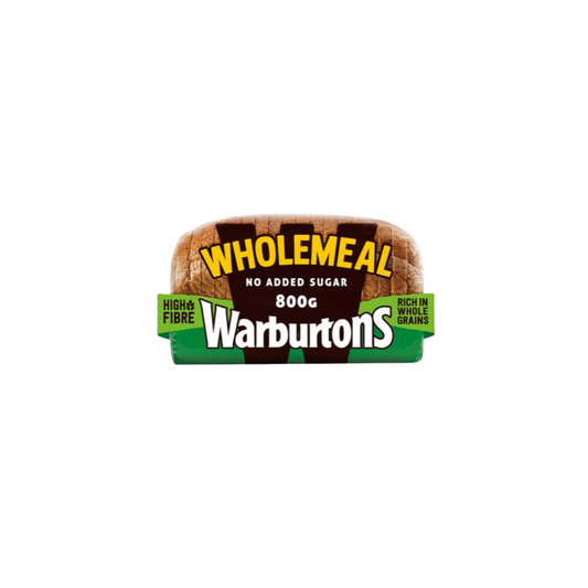 Warburtons Wholemeal Bread 800g