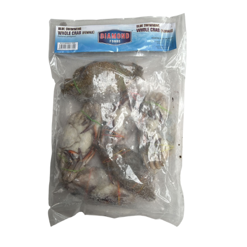 Diamond Blue Swimming Whole Crab (male) 1kg