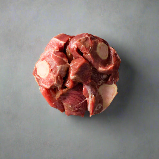 Mutton Shoulder Diced (With Bone) 1 kg