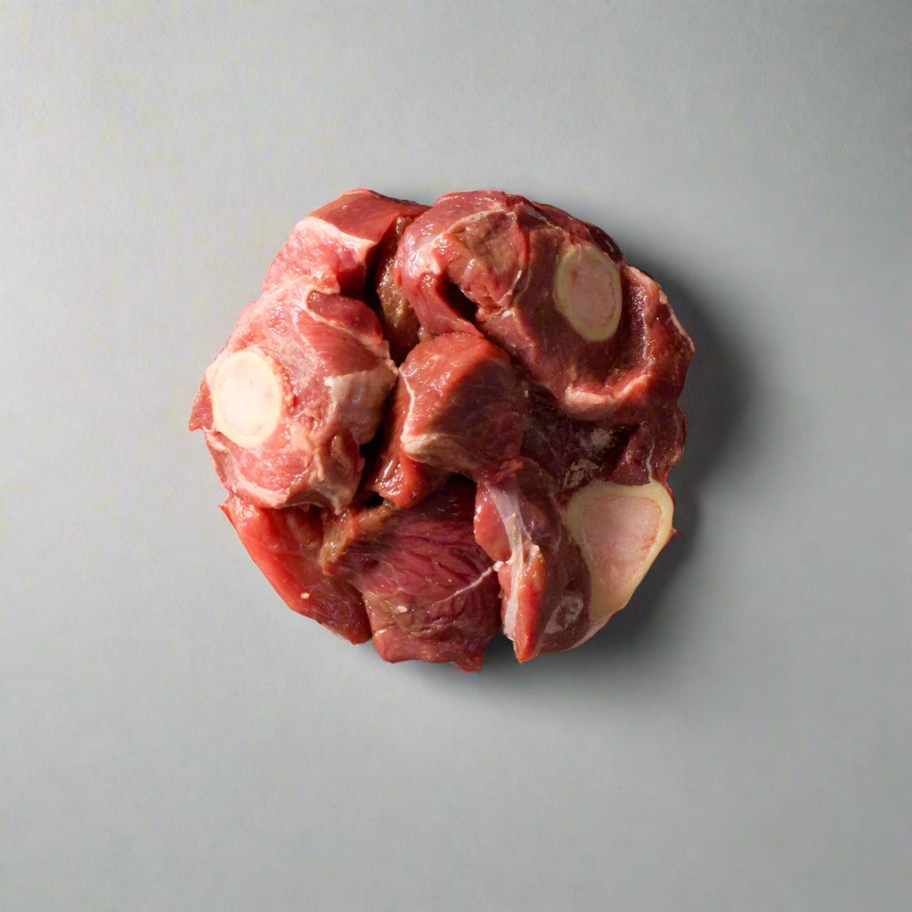 Mutton Leg Diced (With Bone) 1 kg