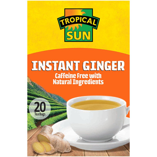 Instant Ginger Tea Carton (20 Tea Bags)