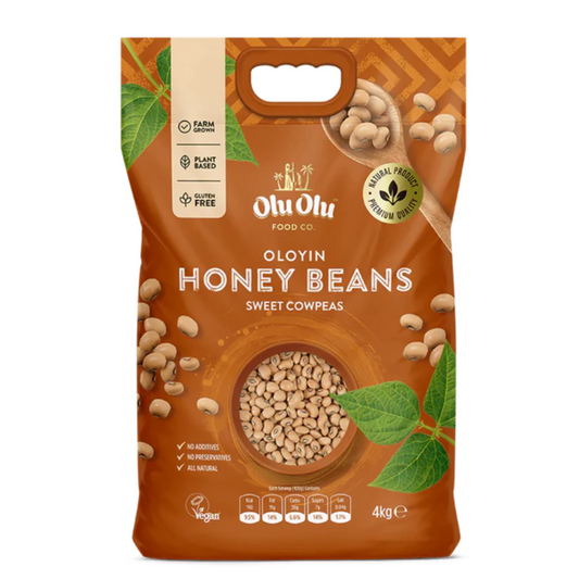 Olu Olu Oloyin Honey Beans (Sweet Cowpeas) 4kg