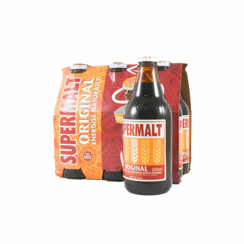 Six-Pack Supermalt Bottles