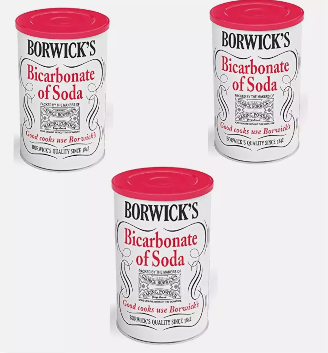 3x 100g Borwicks Qualit Bicarbonate Of Soda